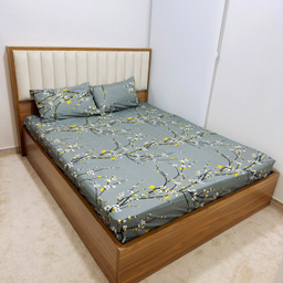 ملحفه 2 نفره ناتوسا مدل کشدار شکوفه سایز 160×200 سانتی متر