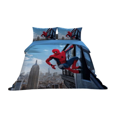 سرویس خواب مدل مرد عنکبوتی کد R758 یکنفره 4 تکه