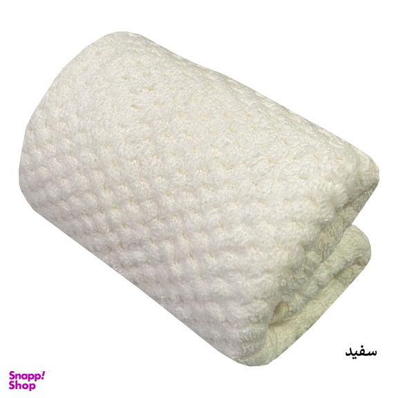 حوله دستی شایسته مدل نسترن سایز 35×75 سانتی متر