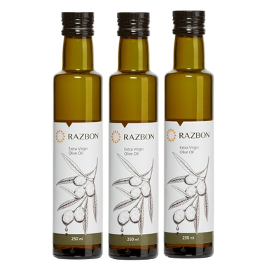 روغن زیتون فرابکر رزبن حجم 250 میلی لیتر بسته 3 عددی