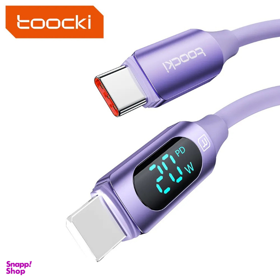 کابل تبدیل Type-C به Lightning توکی مدل 20W TQ-X55 طول 1 متر