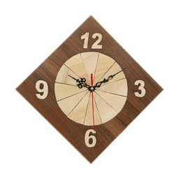 ساعت دیواری چوبی مدل آراد کد Ki 20