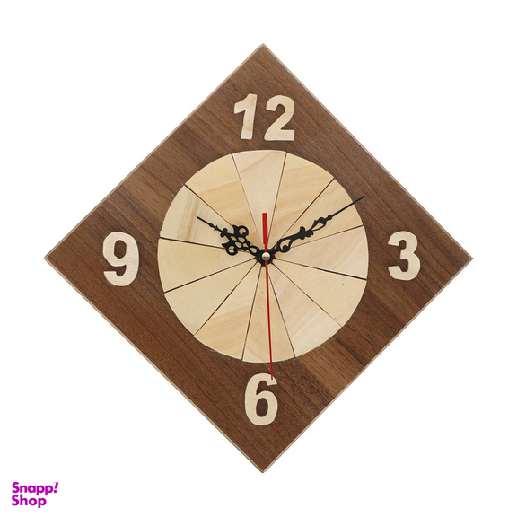 ساعت دیواری چوبی مدل آراد کد Ki 20