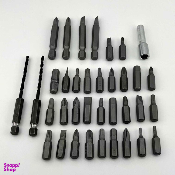 پیچ گوشتی شارژی مدل PE1 مجموعه 45 عددی