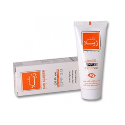 کرم ضد آفتاب بی رنگ Spf 30 فاقد چربی دکتر ژیلا مناسب پوست چرب و مختلط وزن 65 گرم