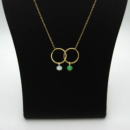 گردنبند طلا 18 عیار زنانه کاپانی مدل kn073