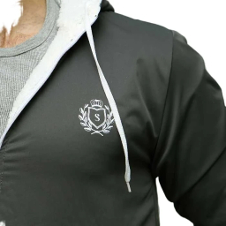 کاپشن مردانه مدل GD-s-17453945 رنگ دودی