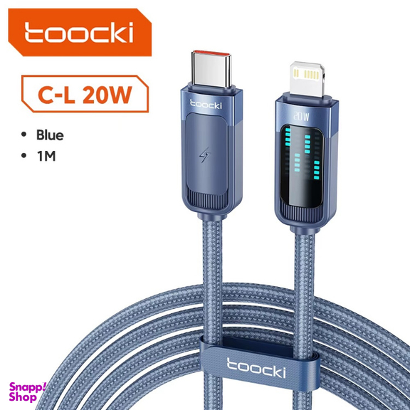 کابل تبدیل Type-C به Lightning توکی مدل 20W TQ-X47C3 طول 1 متر