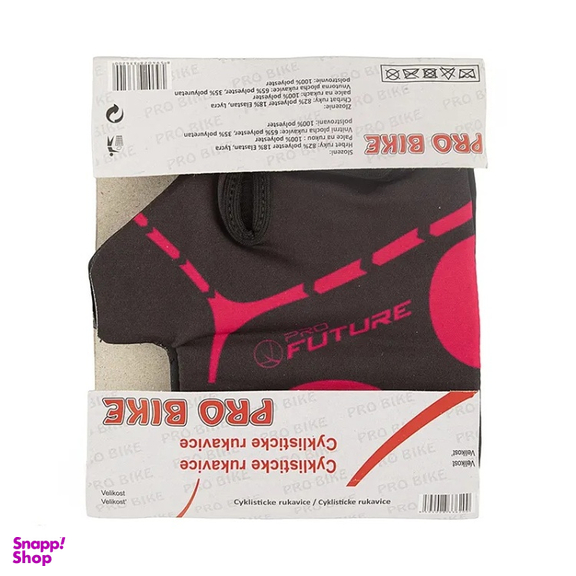 دستکش دوچرخه سواری PRO BIKE کد 13 رنگ مشکی صورتی