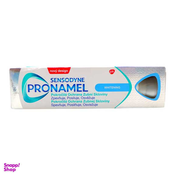 خمیر دندان سنسوداین پرونمل مدل Pronamel Whitening حجم 75 میلی لیتر
