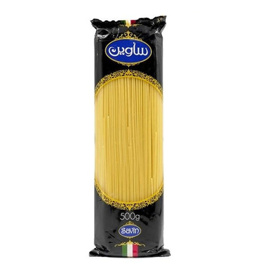 ماکارونی قطر 1/2 میلی متر ساوین وزن 500 گرم