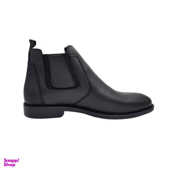 نیم بوت مردانه چرم ریباری مدل Z23 رنگ مشکی