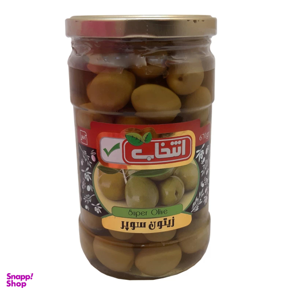 کنسرو زیتون درشت ویژه انتخاب وزن 670 گرم