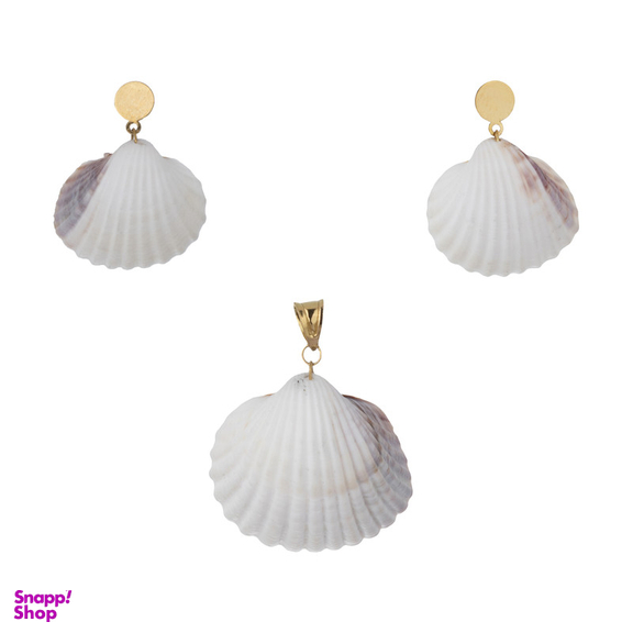 نیم ست طلا 18 عیار زنانه الن نار مدل 0429