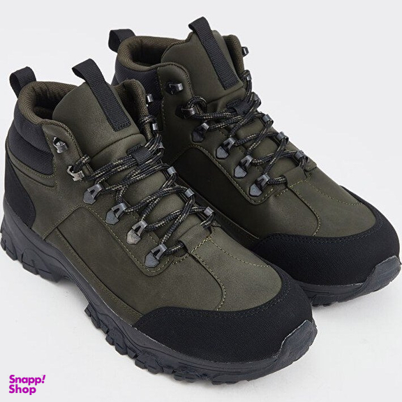 نیم بوت مردانه ال سی وایکیکی مدل Mountain v33 رنگ سبز زیتونی