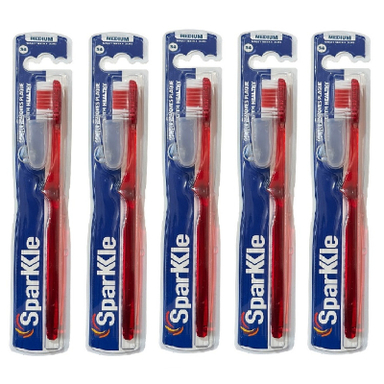 مسواک اسپارکل مدل S4 با برس متوسط بسته 5 عددی