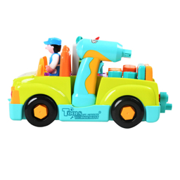 ماشین ابزار موزیکال و چراغدار هولی تویز مدل 6109 Little Mechanic Tool Truck with Light and Music
