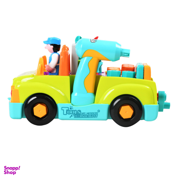 ماشین ابزار موزیکال و چراغدار هولی تویز مدل 6109 Little Mechanic Tool Truck with Light and Music