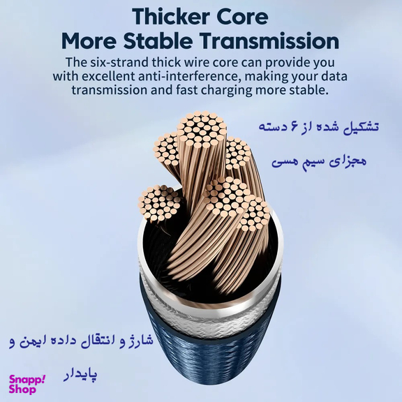 کابل تبدیل USB-C توکی مدل TQ-X13 طول 1 متر
