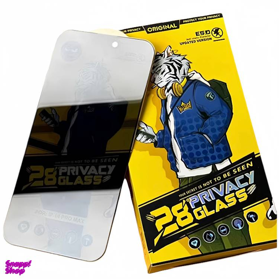 محافظ صفحه نمایش گوشی تایگر آنتی استاتیک و پرایویسی حریم خصوصی مناسب اپل iPhone 16 Pro Max