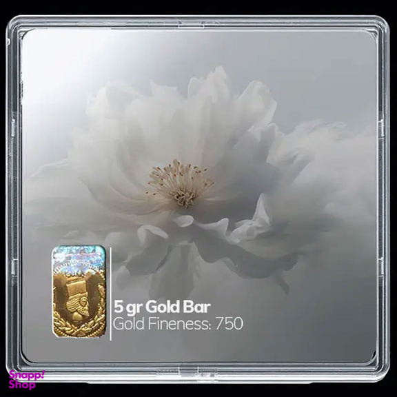 شمش طلا 18 عیار مدوپد مدل SG10345