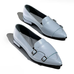 کفش روزمره زنانه چرم کاکتوس ws1038 مدل رنگ آبی