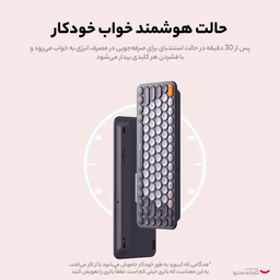 کیبورد بی سیم بیسوس مدل K01A B00955503833 Wireless Tri-Mode، سوییچ ممبران، Tenkeyless