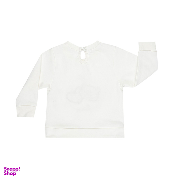 ست شویشرت و شلوار دخترانه فیورلا مدل خرس قلبی کد 24523