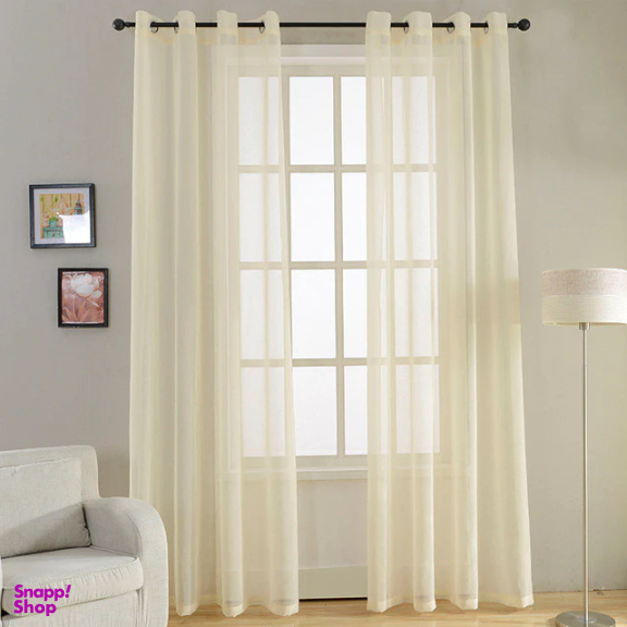 پرده تیکو دکو مدل حریر کلاسیک سایز 150 × 280 سانتی متر