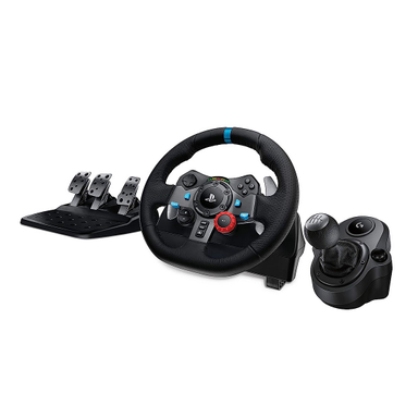 فرمان بازی لاجیتک مدل G29 همراه با دسته دنده‌ Driving Force Shifter