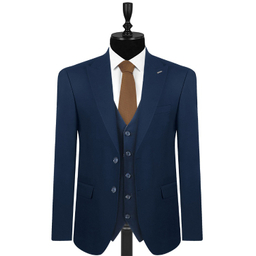 کت شلوار کمبین کج راه مدل ژیله دورو کد 1443 رنگ سرمه ای تیره