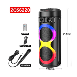 اسپیکر بلوتوثی قابل حمل مدل ZQS 6220