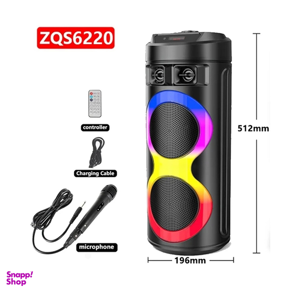 اسپیکر بلوتوثی قابل حمل مدل ZQS 6220
