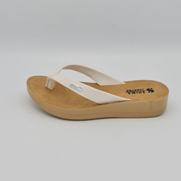 دمپایی زنانه شیما مدل جمیرا کد 074 رنگ سفید