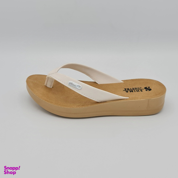 دمپایی زنانه شیما مدل جمیرا کد 074 رنگ سفید