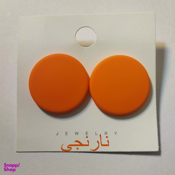گوشواره زنانه مدل پلاس طرح گرد کد 001