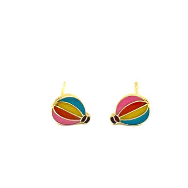 گوشواره طلا 18 عیار زنانه مدل بالن کد 145001