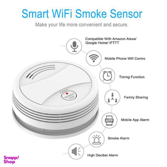 سنسور تشخیص دود هوشمند فوتوالکتریک مدل WiFi