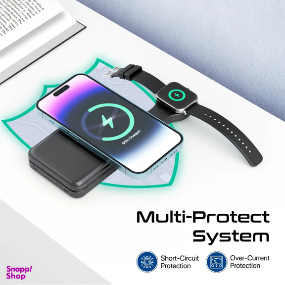 شارژر بی سیم پرومیت مدل ROVERPACK