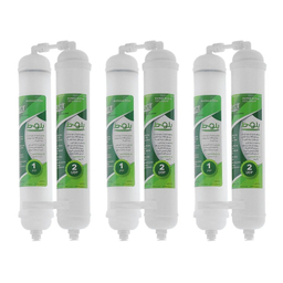 فیلتر تصفیه آب یخچال و فریزر بلوط مدل الیافی و کربن گیاهی BLT 2500 G مجموعه 6 عددی