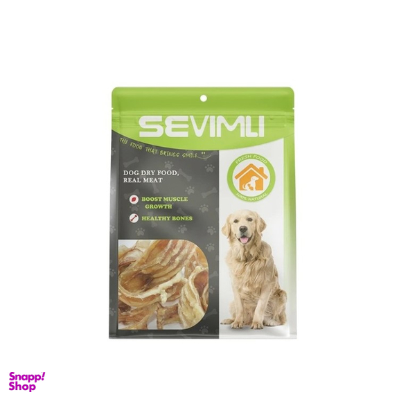 تشویقی سگ سویملی مدل ارگانیک طعم نای گاو وزن 100 گرم