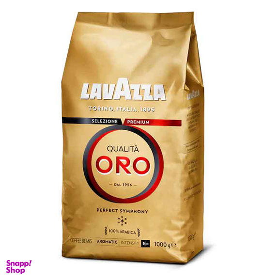 دانه قهوه Qualità Oro لاواتزا وزن 1 کیلوگرم