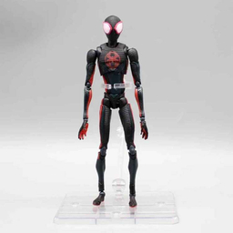 اکشن فیگور بندای مدل اسپایدرمن مایلز مورالس طرح Spiderman Miles Morales SHFiguarts