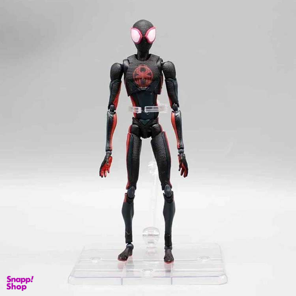 اکشن فیگور بندای مدل اسپایدرمن مایلز مورالس طرح Spiderman Miles Morales SHFiguarts