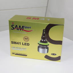 لامپ هدلایت خودرو سام مدل SM41 کد H4 بسته 2 عددی