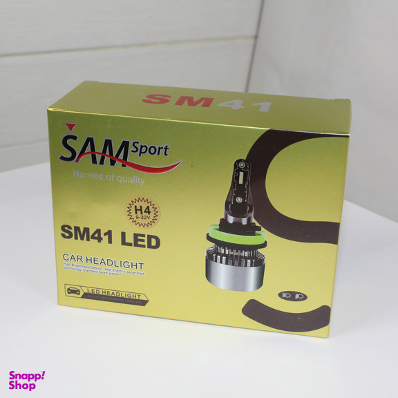 لامپ هدلایت خودرو سام مدل SM41 کد H4 بسته 2 عددی