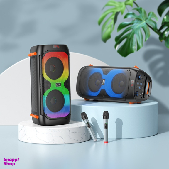 اسپیکر بلوتوثی قابل حمل هوکو مدل BS53 به همراه میکروفون