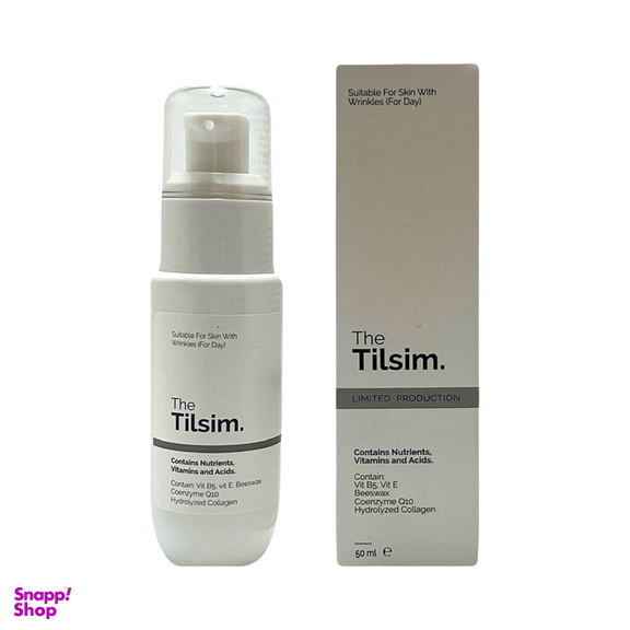 کرم ضد چروک روز تیلسیم مدل Q10 مناسب انواع پوست حجم 50 میلی لیتر