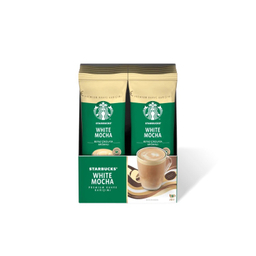 قهوه فوری استارباکس با طعم وایت موکا بسته 10 عددی