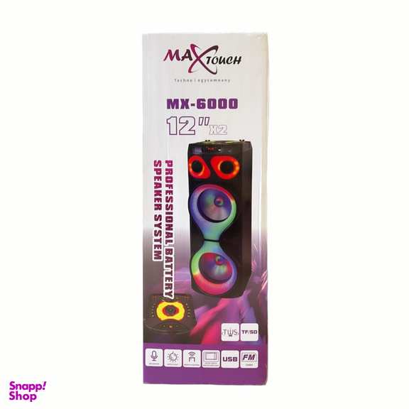 اسپیکر بلوتوثی قابل حمل مکس تاچ مدل MX-6000